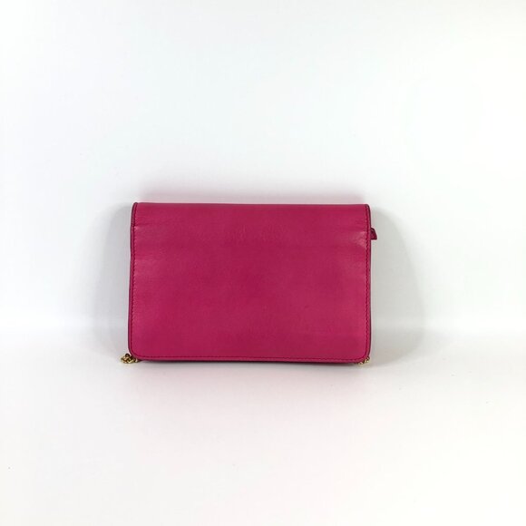 #3 Fendi Pink Vitello Flamingo Tube Wallet on Chain Sku# 85701 (Gently Used) - Picture 2 of 11